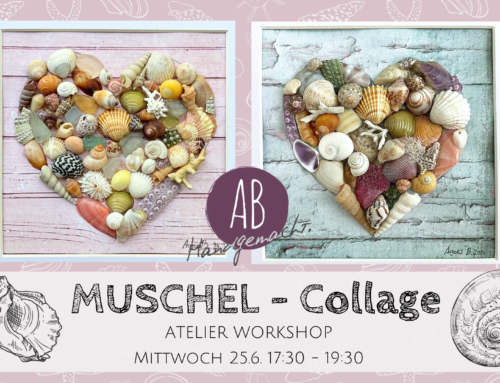 Bildercollage aus Muscheln