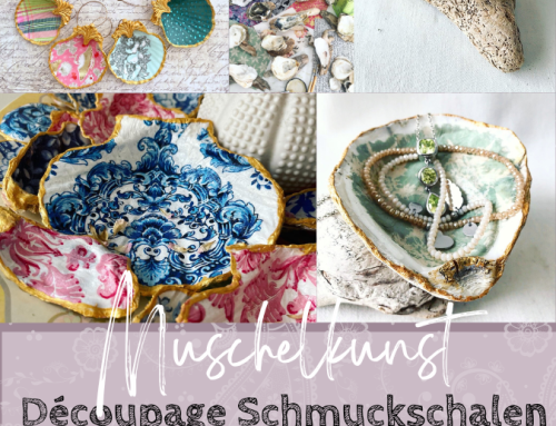 Muschelkunst – Découpage Schmuckschalen